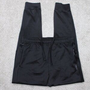 Skora Pants Mens Medium (32x30) Black Qwick-Dry Track Jogger Drawstring Gym